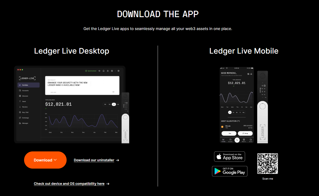 Ledger.com/Start - Download Ledger Live™