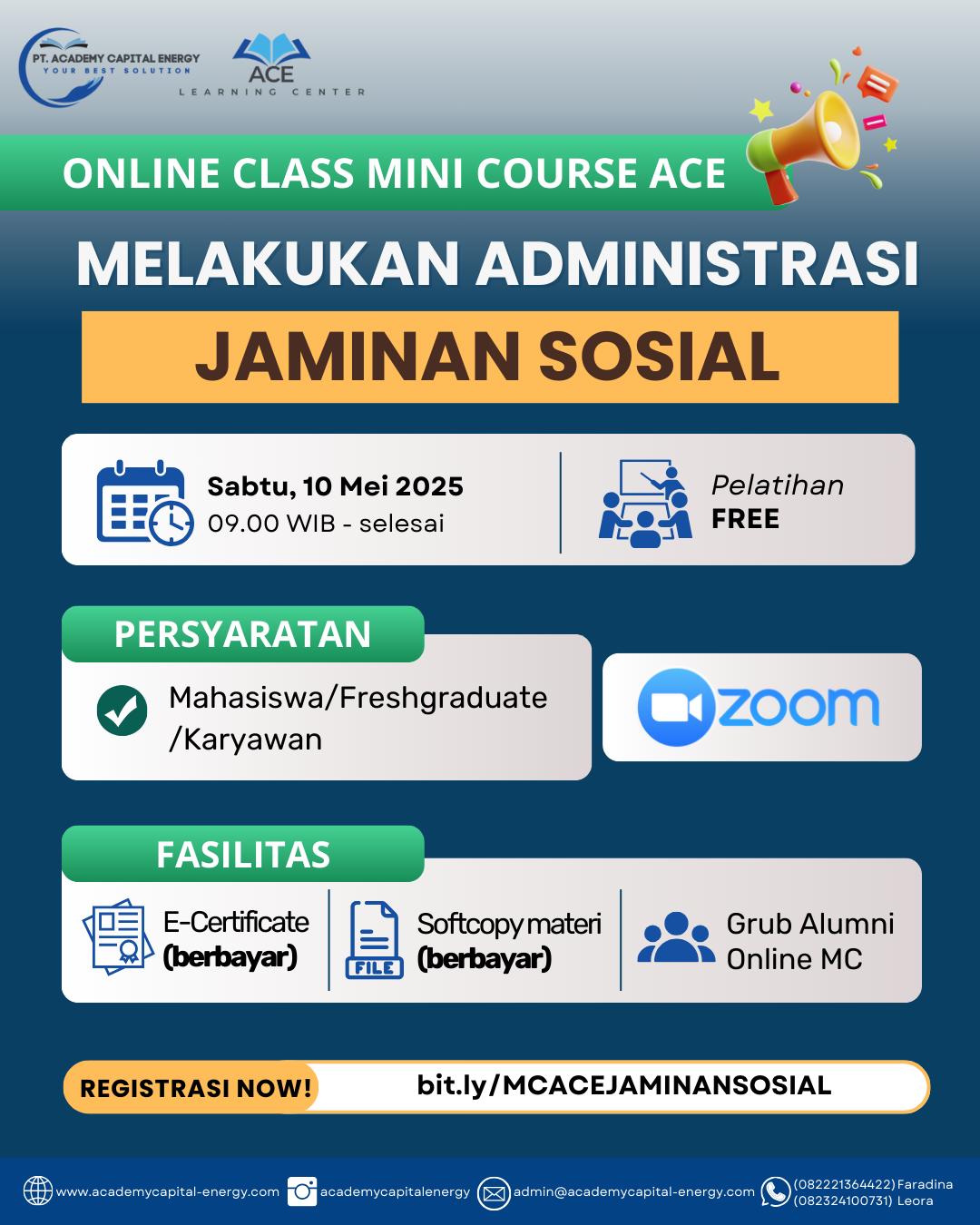 MELAKUKAN ADMINISTRASI JAMINAN SOSIAL