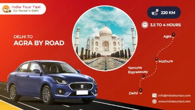 Delhi to Agra Cab service