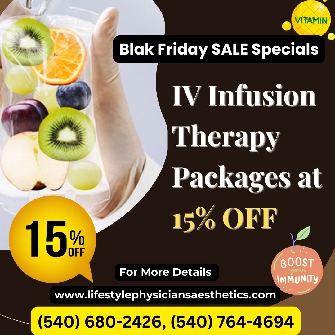 15% Off IV Infusion Therapy Packages! 💧