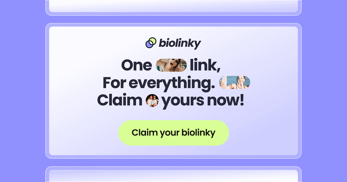 Biolinky.co – Claim your username now!